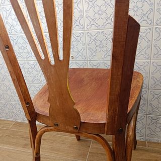 6 Sillas vintage de madera