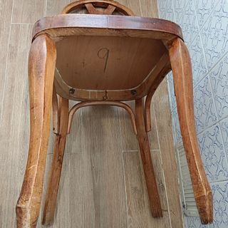 6 Sillas vintage de madera