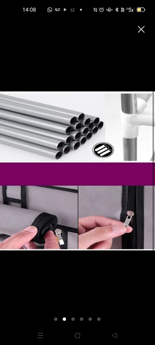 Scarpiera in tessuto