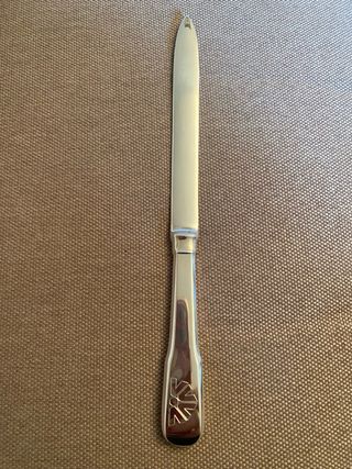 Tagliacarte in lega argentata