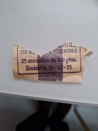 25 Monedas 100 pts. Mundial 82