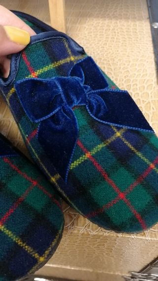 Eleganti pantofole con tacco n. 38