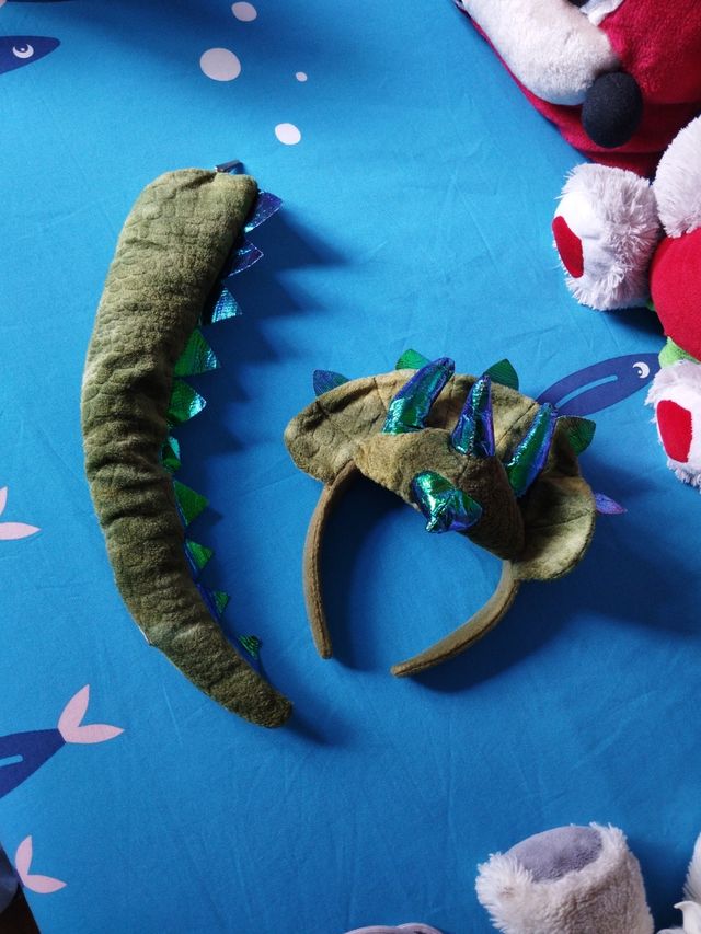 Accesorios disfraz triceratops