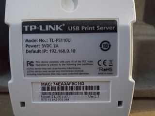printer server tp-link tl-ps110u, completo