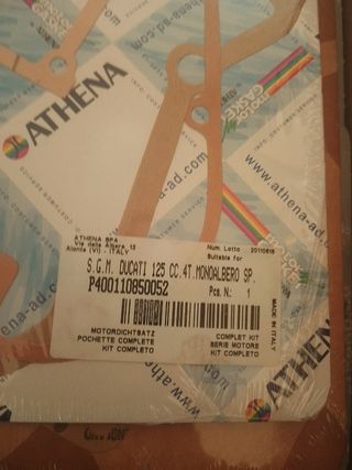 Guarnizioni Ducati 125 monoalbero