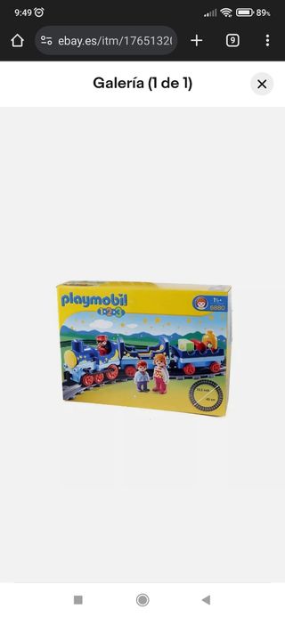 Playmobil 123 tren con via. 