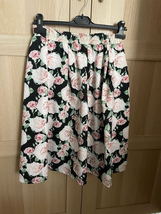 GONNA ELASTICIZZATA FIORI