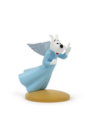 FIGURA TINTIN TF1 RESINA - Milu medio Angel 7cm