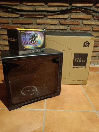 Caja PC Metalic Gear Neo mini + 5 fan