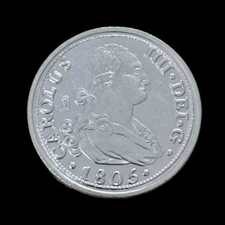 Moneda 8 reales Carlos IV 1805