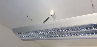 Plafoniera Unilux 2x28w T5 acciaio