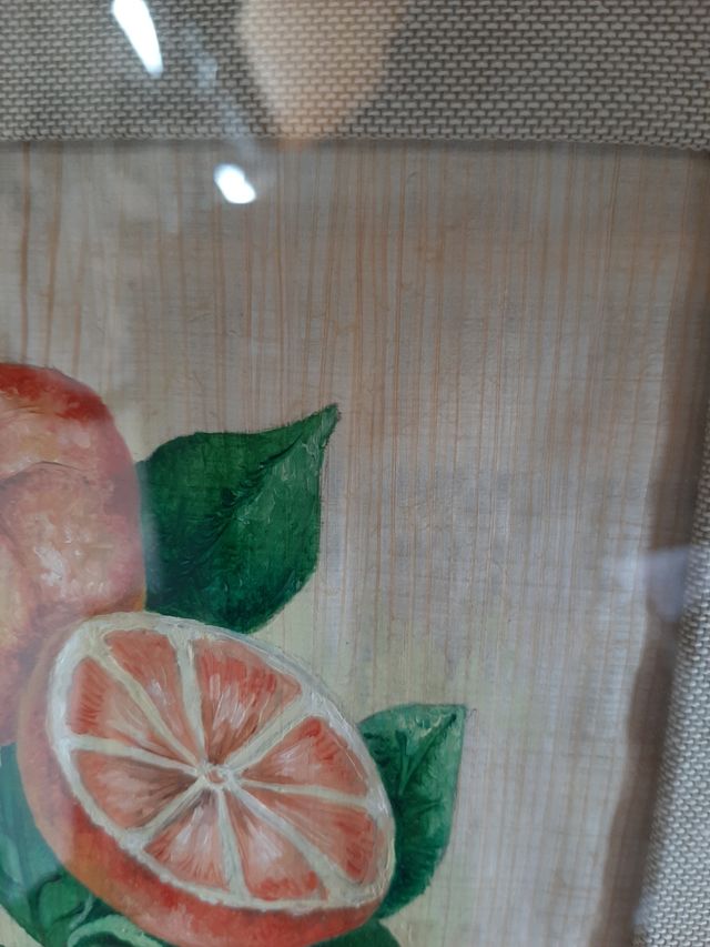 Coppia quadri dipinti su carta papiro