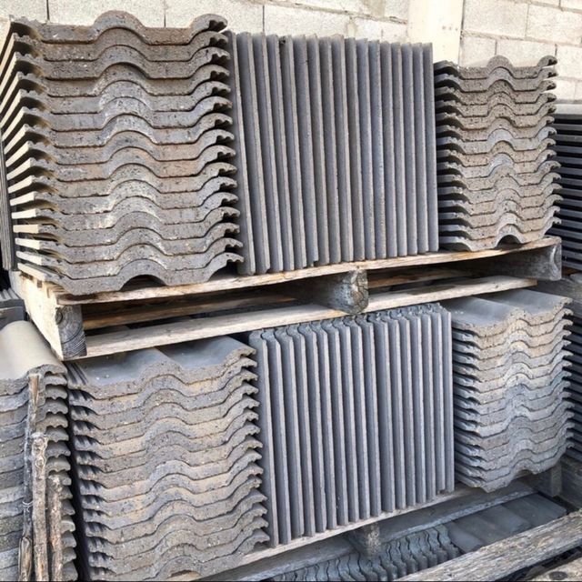 Tejas hormigón Eternit color gris NUEVAS