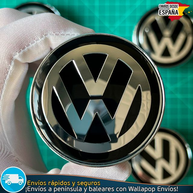 X4 Tapacubos Volkswagen 60mm Cubrebujes Llantas