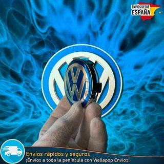 X4 Tapabujes Volkswagen 60mm Emblemas Logo Llantas