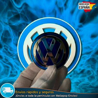 X4 Tapabujes Volkswagen 60mm Emblemas Logo Llantas