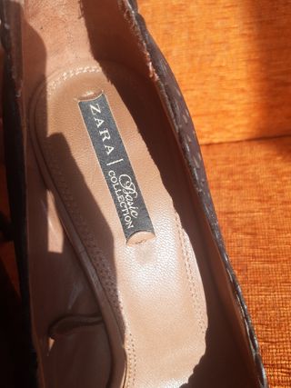 Zapato Zara tacón