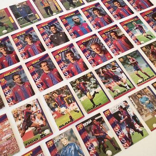 Pack 33 Cromos Panini Fútbol Club Barcelona 96-97