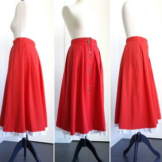 Falda Tirolesa Austriaca Vintage