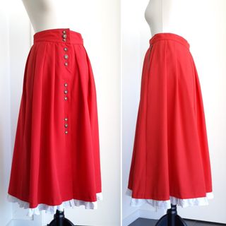 Falda Tirolesa Austriaca Vintage