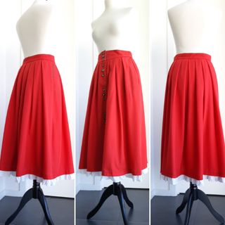 Falda Tirolesa Austriaca Vintage