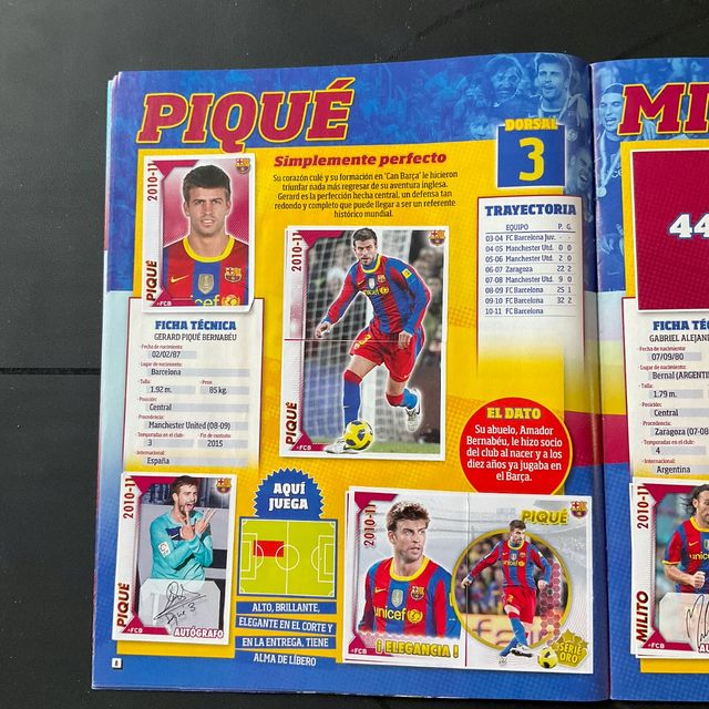 Album Le carte di Messi del FC Barcelona 2010-2011-2012