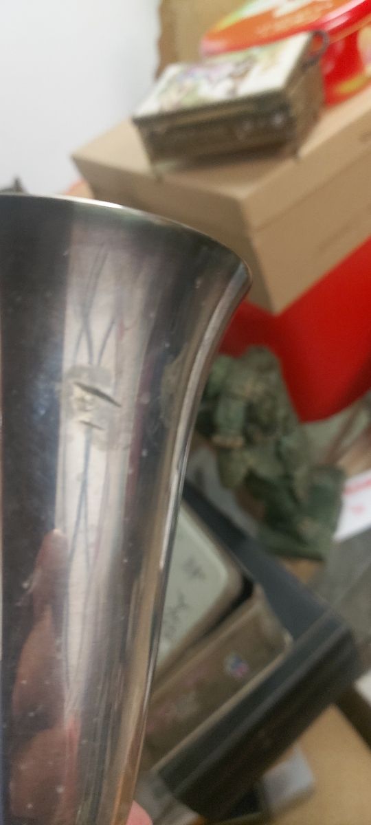 Copas de cava en plata contrastada