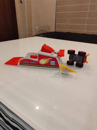 Juego de rampa con coche