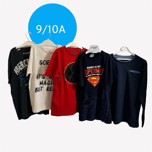 Set magliette 9/10 anni