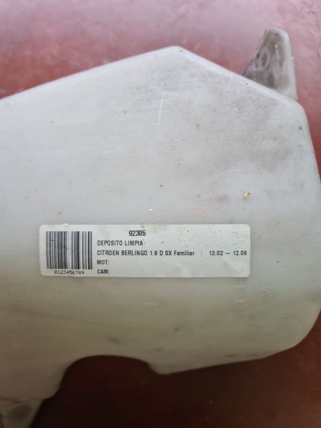 Depósito limpiaparabrisas berlingo