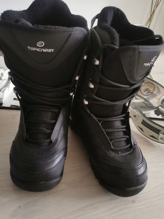 Conjunto tabla fijaciones botas snow board