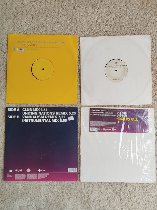 Pack 4 Vinilos años 2000