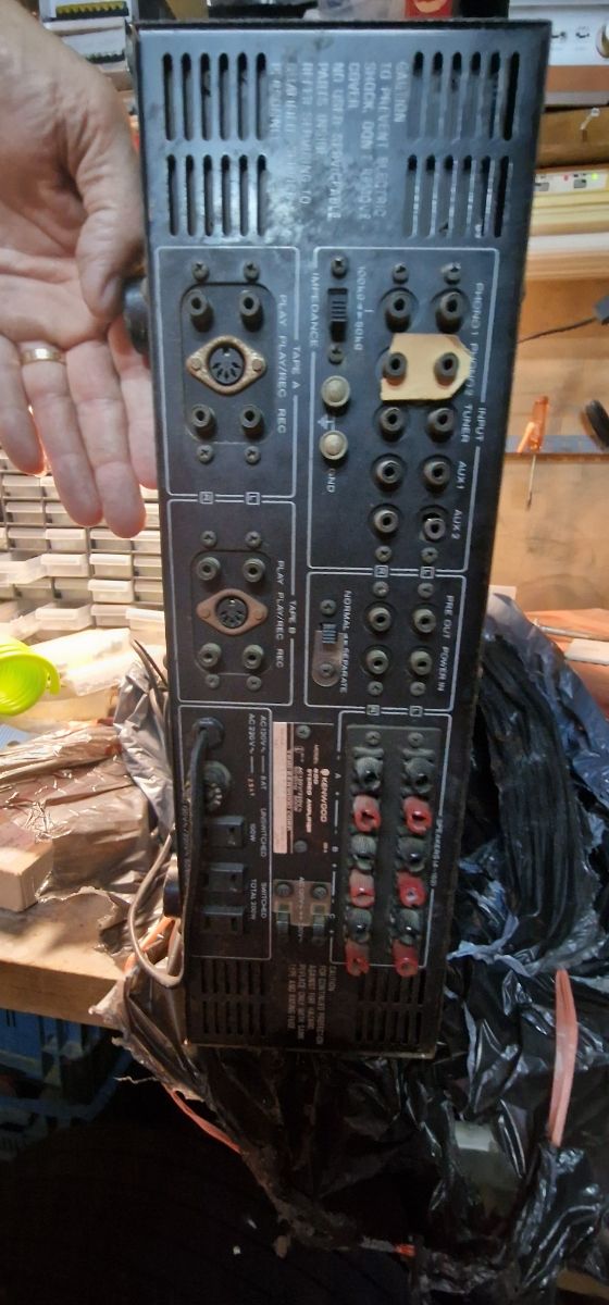 Amplificador kenwood modelo 500