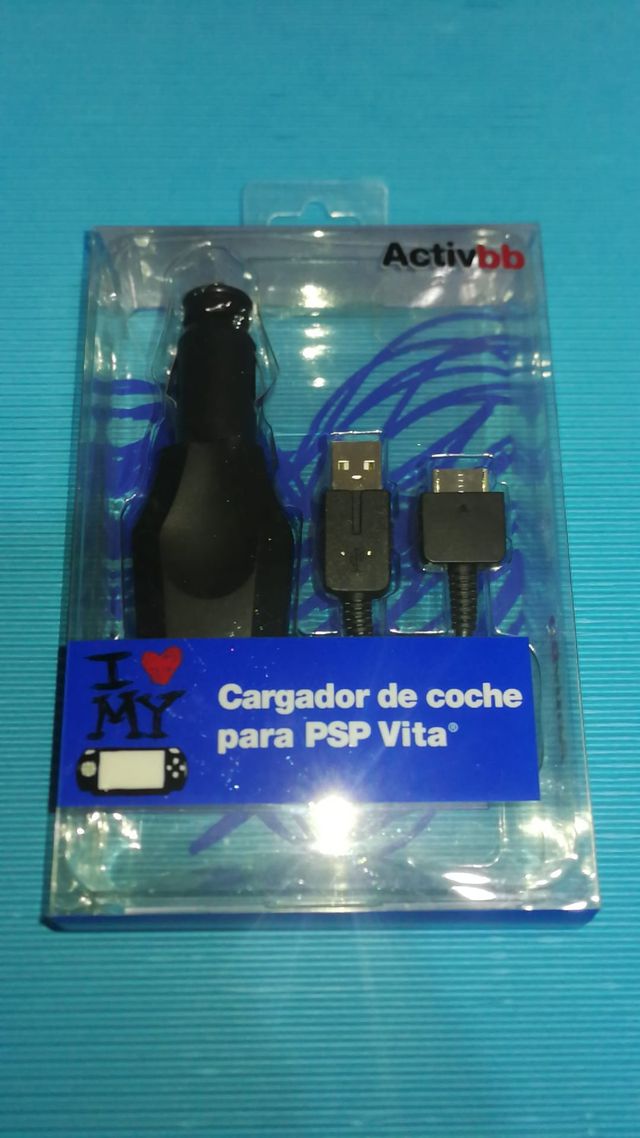 Cargador y cable USB PS Vita coche