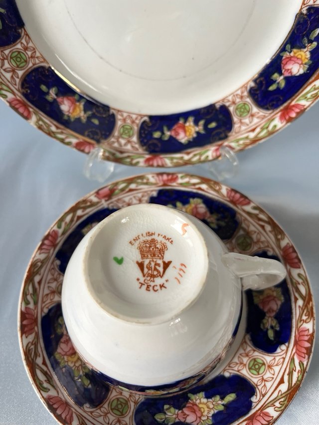 trio de cafe o te TECK de J S Wild Longton,England