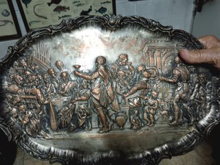 Bandejas antiguas metálicas