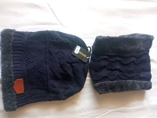Conjunto de Gorra y braga de cuello 🧣