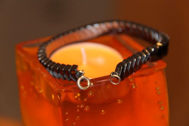 Pulsera vintage de Hematite