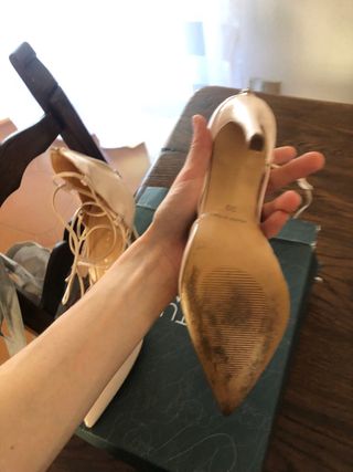 Scarpe con il tacco alla schiava