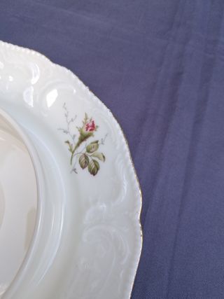 Vajilla mantequillera porcelana Rosenthal