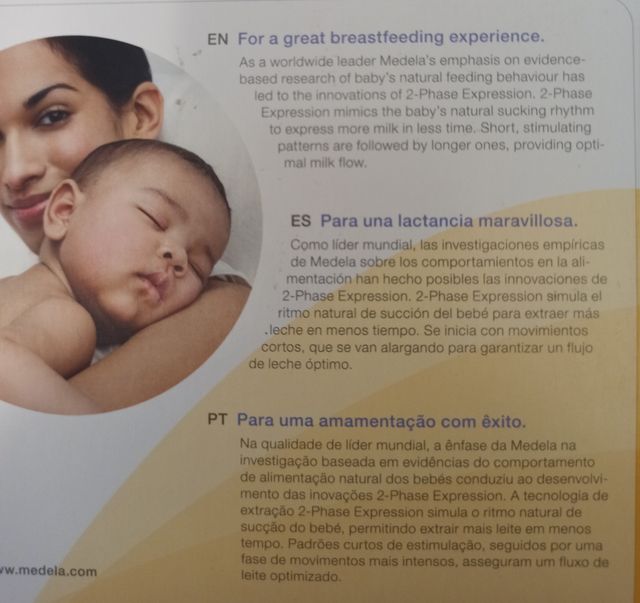 Extractor de leche Medela 