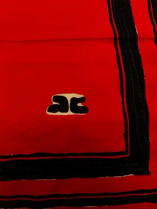 Foulard Courreges vintage