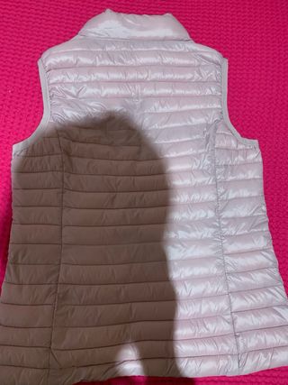Chaleco plumifero color Malva talla S.Nuevo