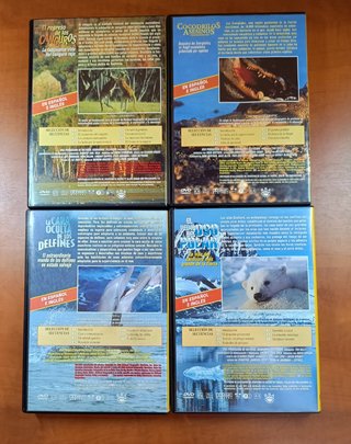 Lote 8 DVD sobre Animales de "National Geographic"