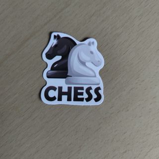 50 Stickers Autocolantes Xadrez