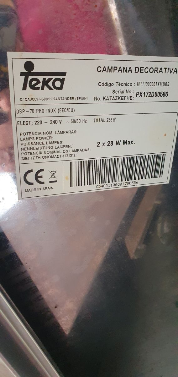 Vitrocerámica y extractor