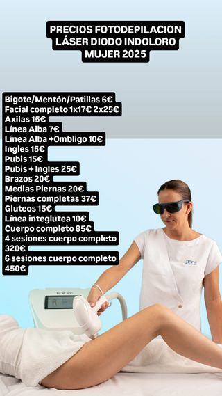 Depilación Láser Diodo SHR 100% INDOLORO