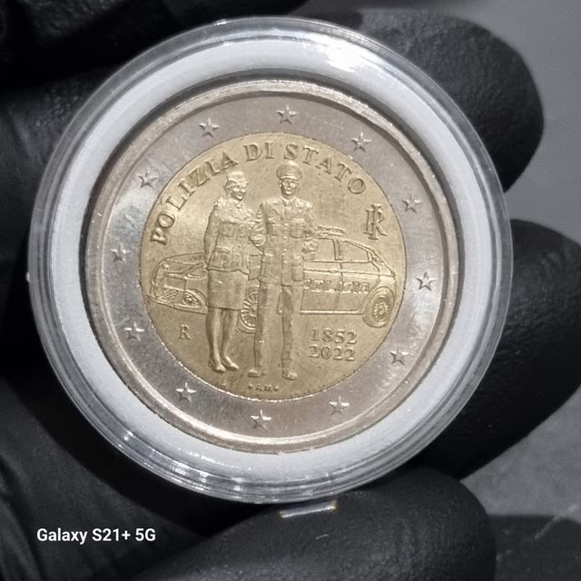 Moneta ITA  2€ - 170° Polizia di Stato