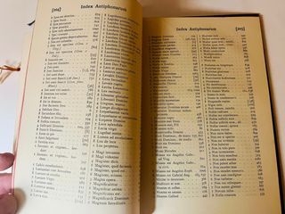 Libro canto Gregoriano año 1928 ANTIPHONALE ROMANO