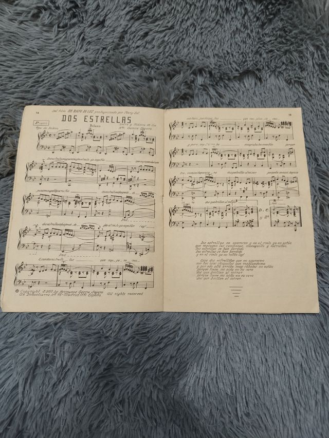 Album de Canciones Marisol (piano)